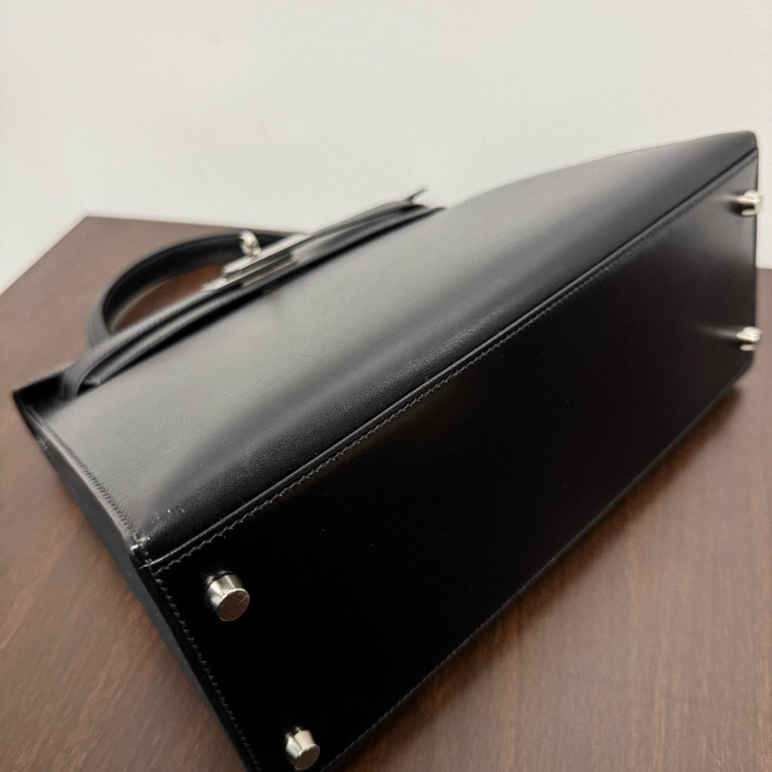 Hermes Kelly 28 Box 89 Noir - rb22-7