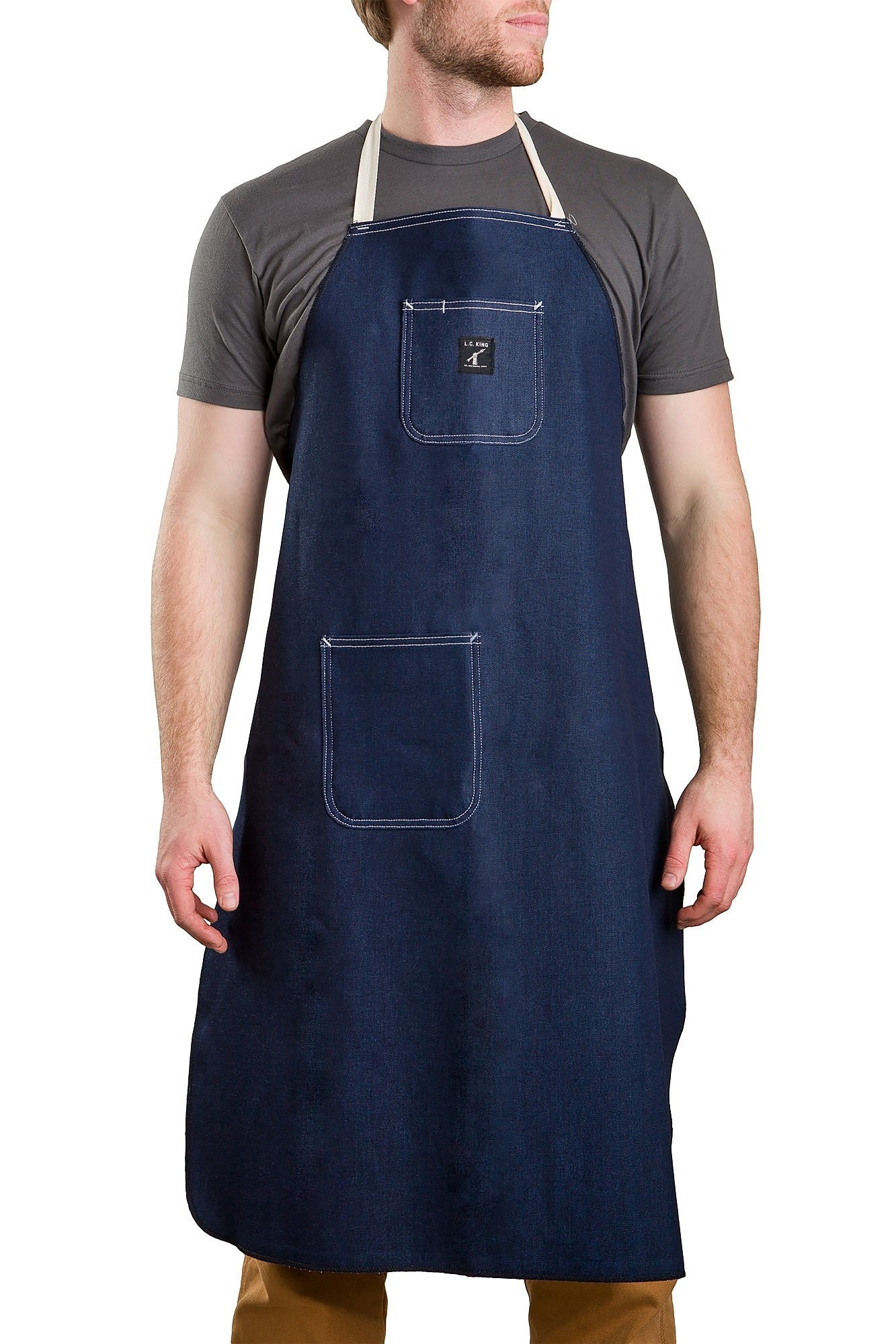 Indigo Denim Shop Apron