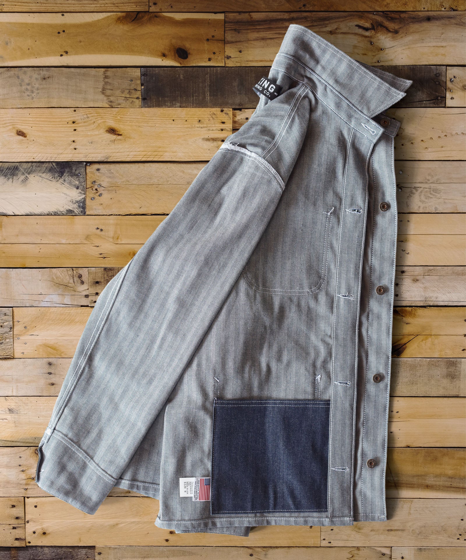 Fisher Stripe Chore Coat - LC King - Made In USA – LC King Mfg