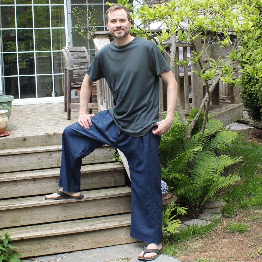 Realistisch Goedaardig pot Denim Dream Pants: Loose-Fitting Yoga Pants for Men – Dear Lil' Devas