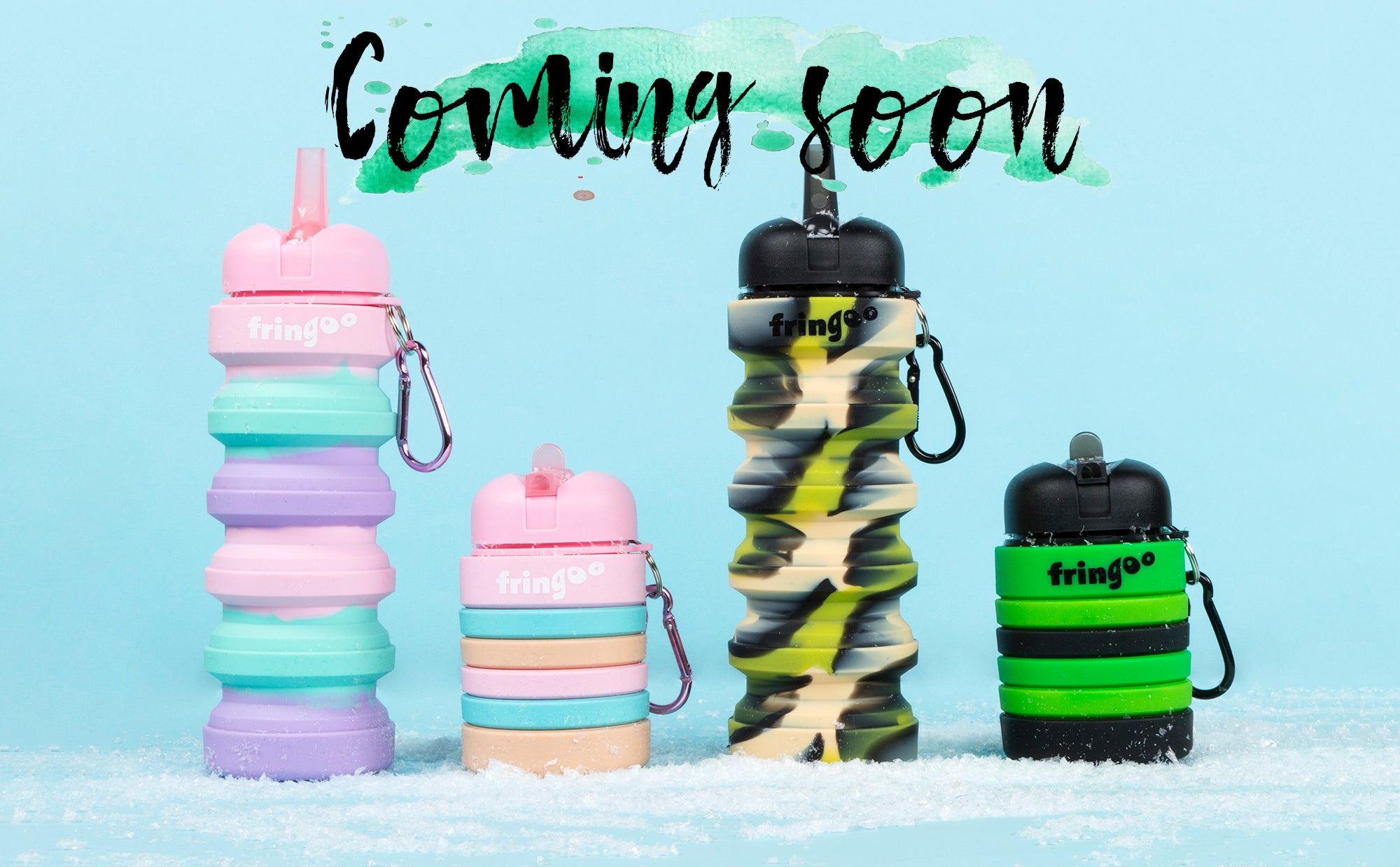 Camo print drinks bottle, an on-trend accessory for Christmas 2018