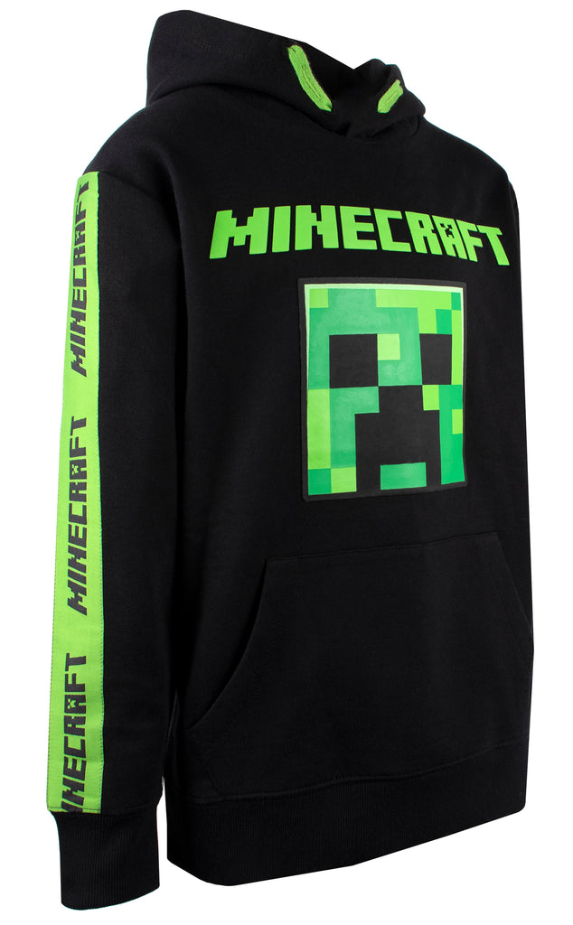 Minecraft Green Creeper Hoodie - Black – Fringoo