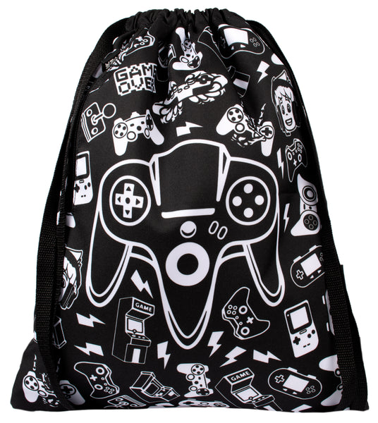 kfjnjins pixel gun 3d game drawstring backpack sack bag