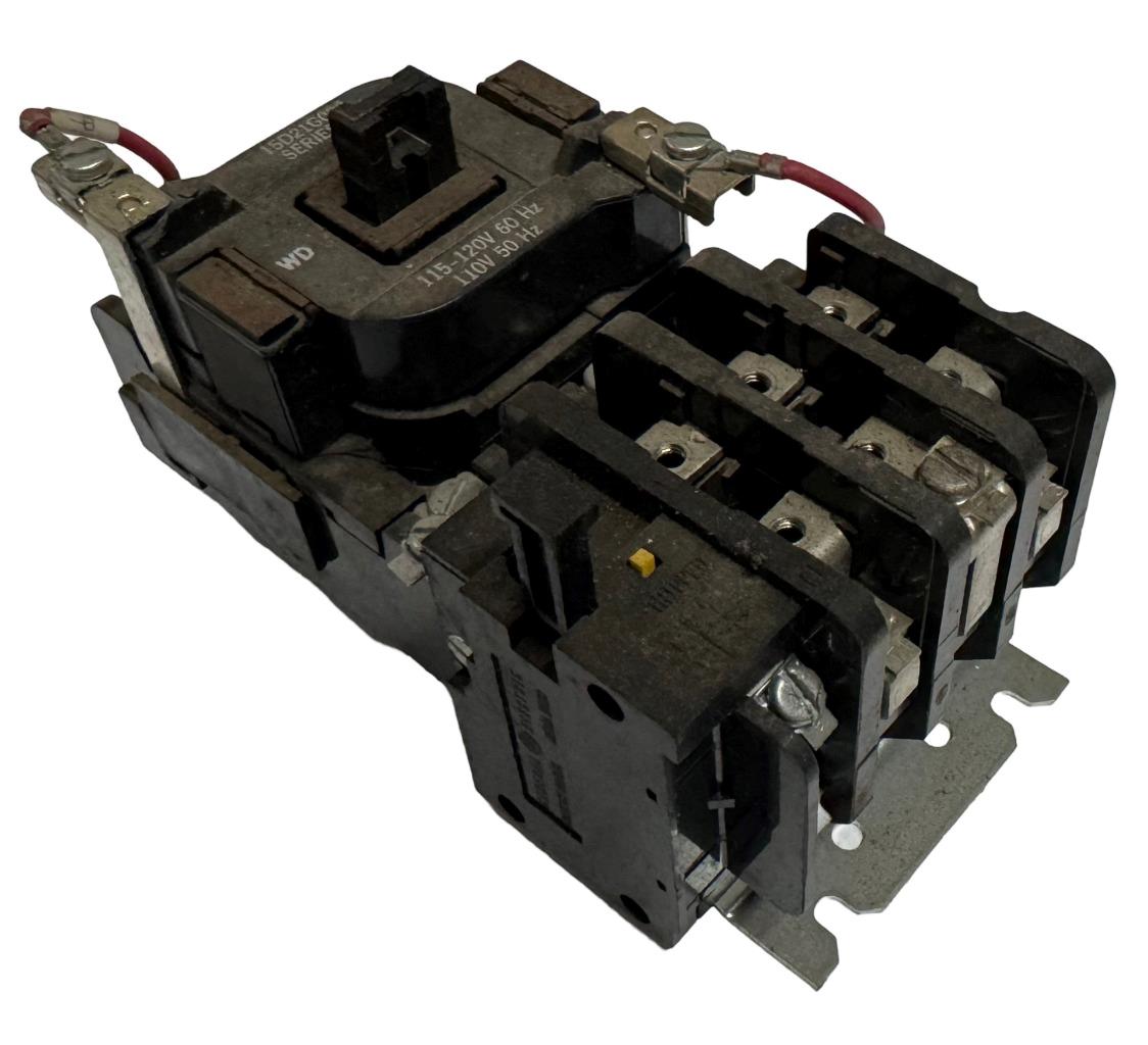 General Electric NEMA B600 Contactor W/ 15D21G002 Coil Series A 115/120V