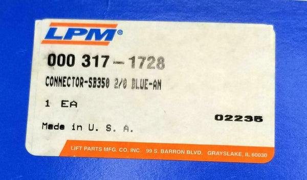 LPM 000 317-1728 Connector Blue SB350 (2 Available) – Surplus Select