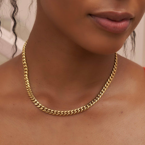 jewelry affairs cuban link chain necklace