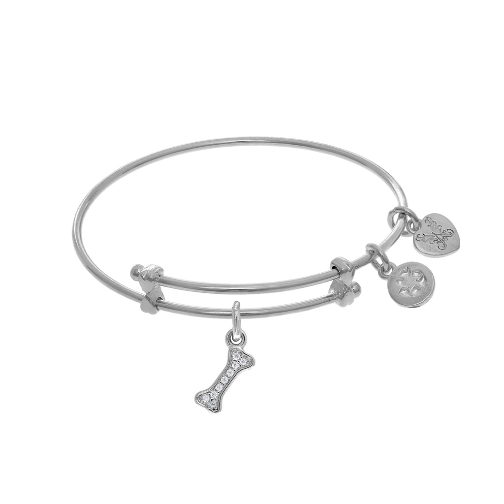 Dog Bone Charm Adjustable Bangle Girls Bracelet – JewelryAffairs