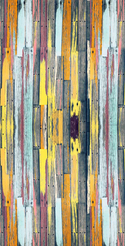 Colorful Painted Wood Backdrop - 1831 - Backdrop Outlet