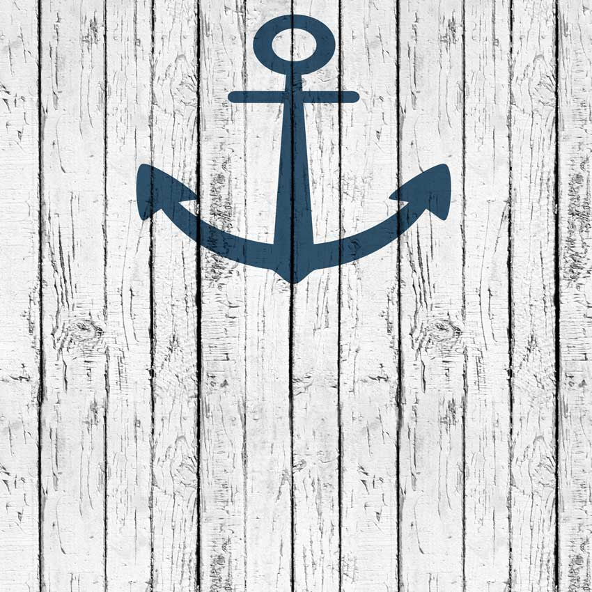 Anchor's Away Scratched White Wood Backdrop - 6138 – Backdrop Outlet