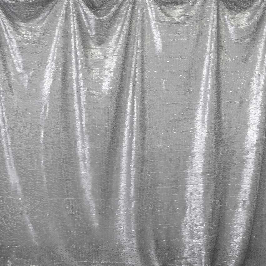 Printed Sequin Light Silver Backdrop 4607 Backdrop Outlet