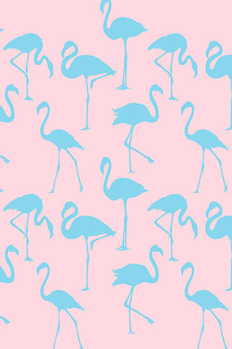 Blue Flamingo On Pink Background Photography Backdrop - 6238 – Backdrop