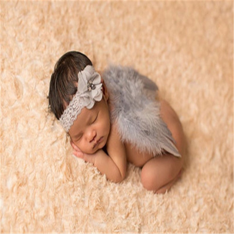 Baby Feather Angel Wings Backdrop Outlet