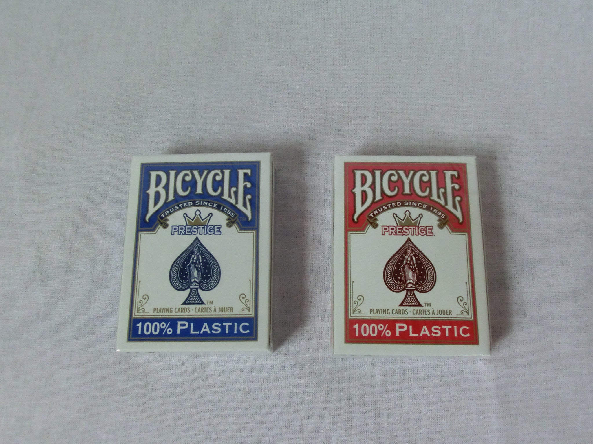 Bicycle Prestige Rider Back 100 Plastic Poker Events AS