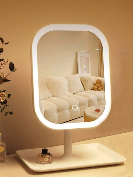 Illuminate Your Beauty: Portable LED Makeup Mirror with 3 Light Modes and Touch Control - Perfect for Travel & Holiday Gifts
