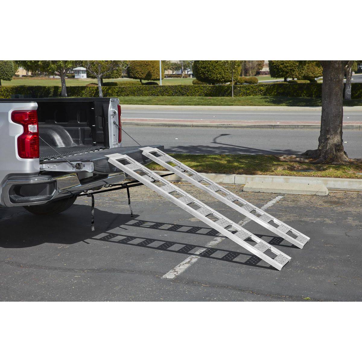 1250 Lb. Capacity 13 In. X 77 In. Straight Aluminum Loading Ramps