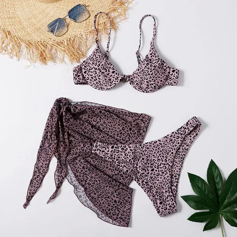 Push Up Padded Underwire Skirt Bikini Kia Day Design