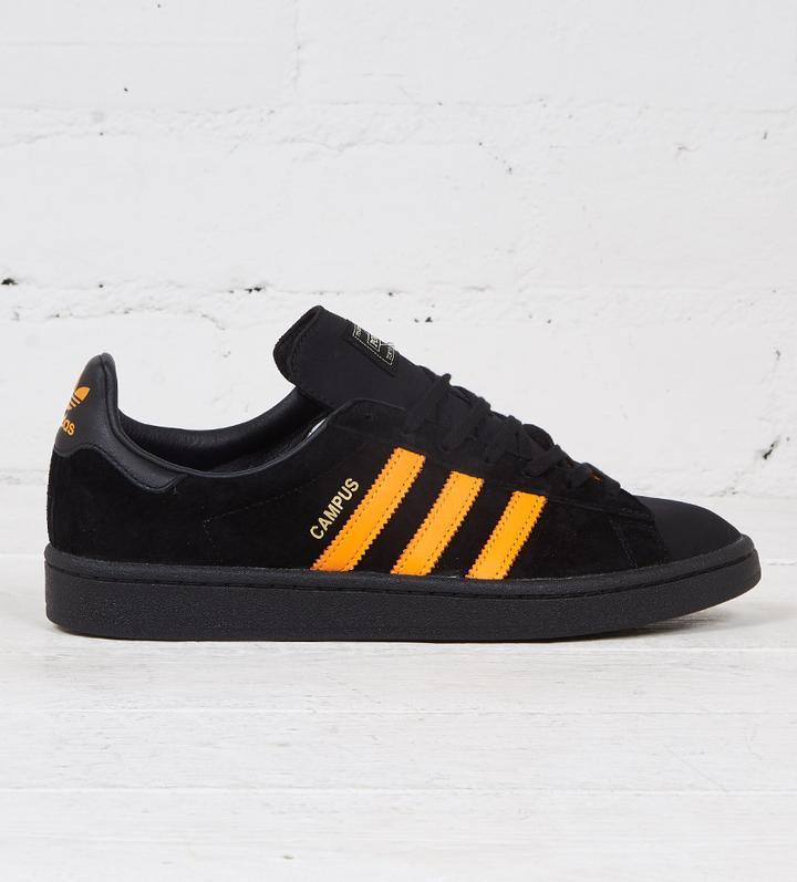 adidas campus black yellow