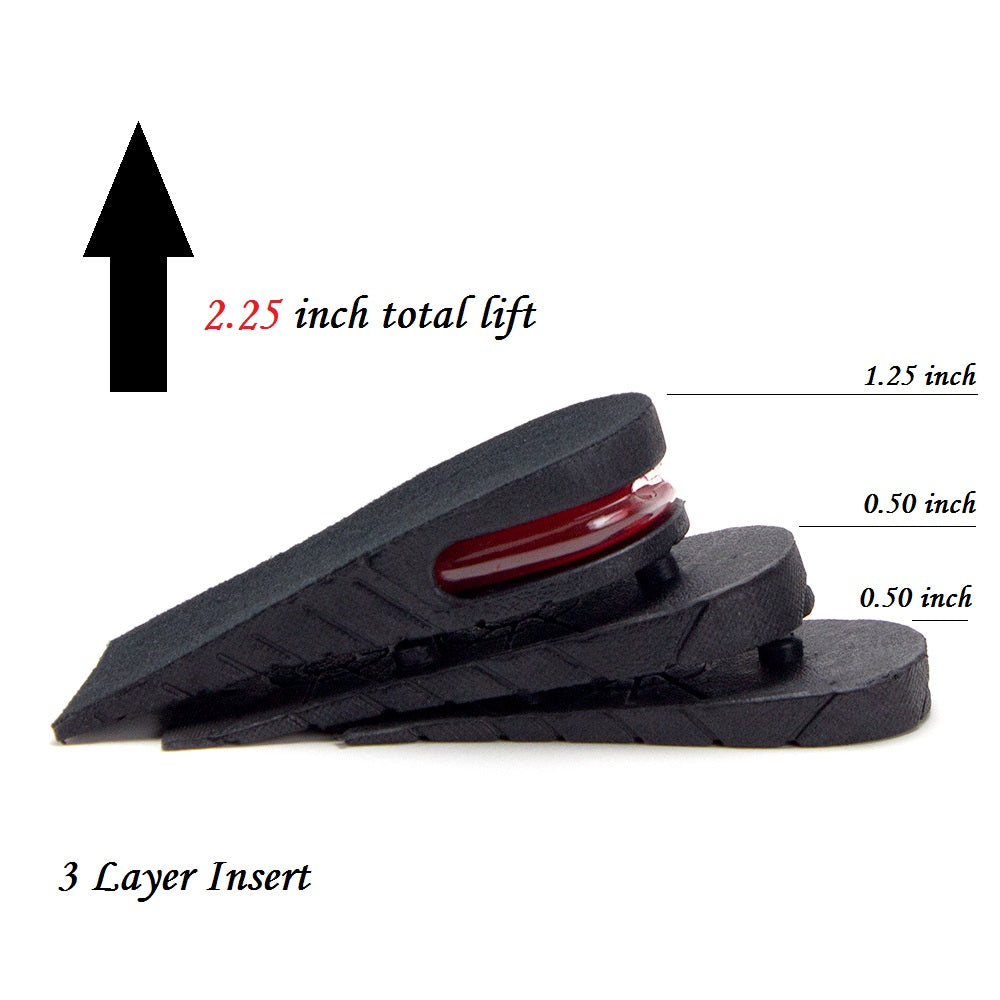 height increasing insoles for dress shoes