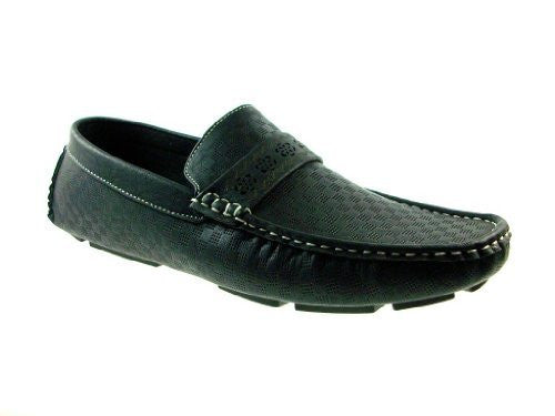 Men's Bogey Checker Design Slip On Driving Loafer Shoes | Jazame, Inc.