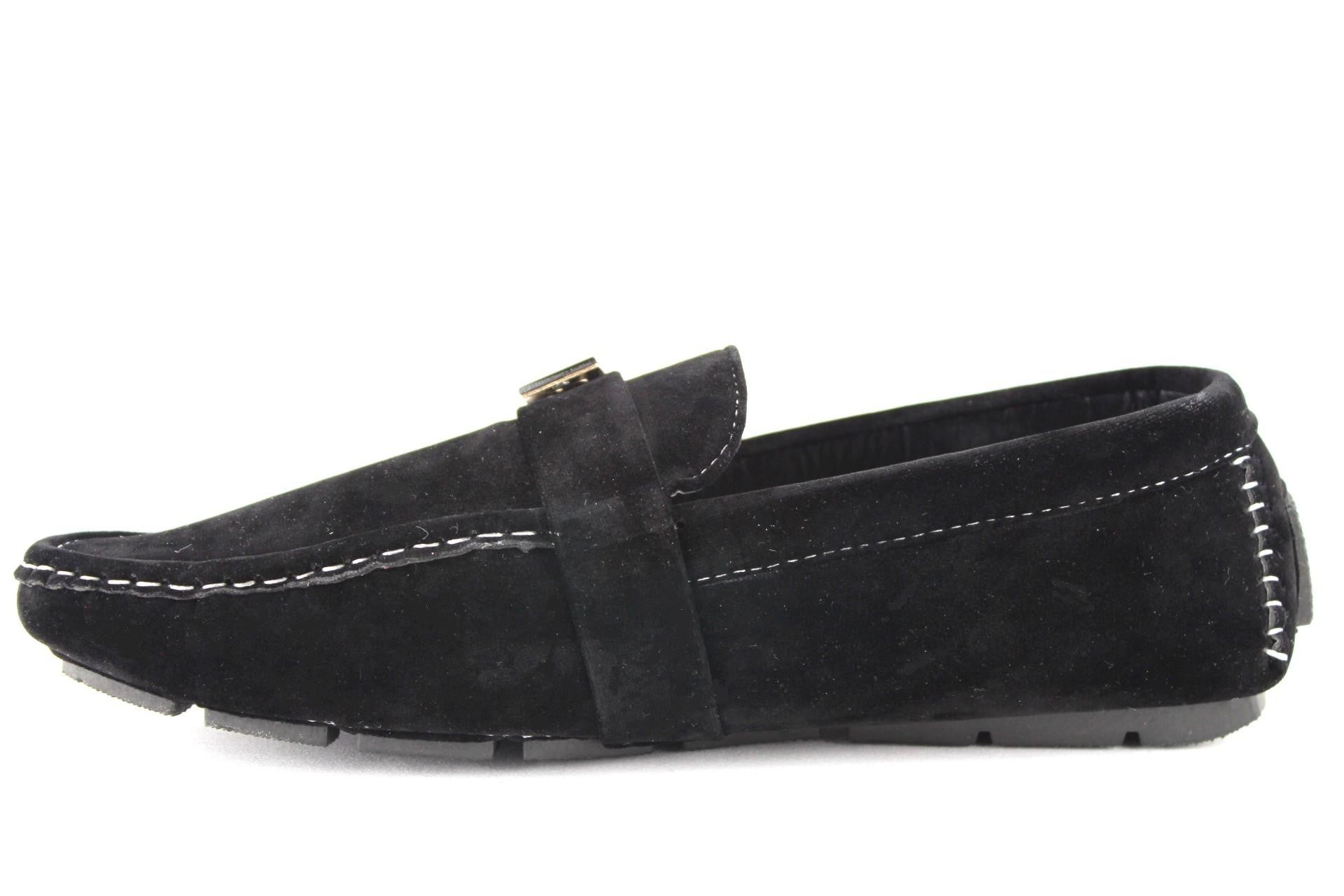 Men's M1040-12 Suedette Moccasin Slip On Loafer Driving Shoes - Jazame ...