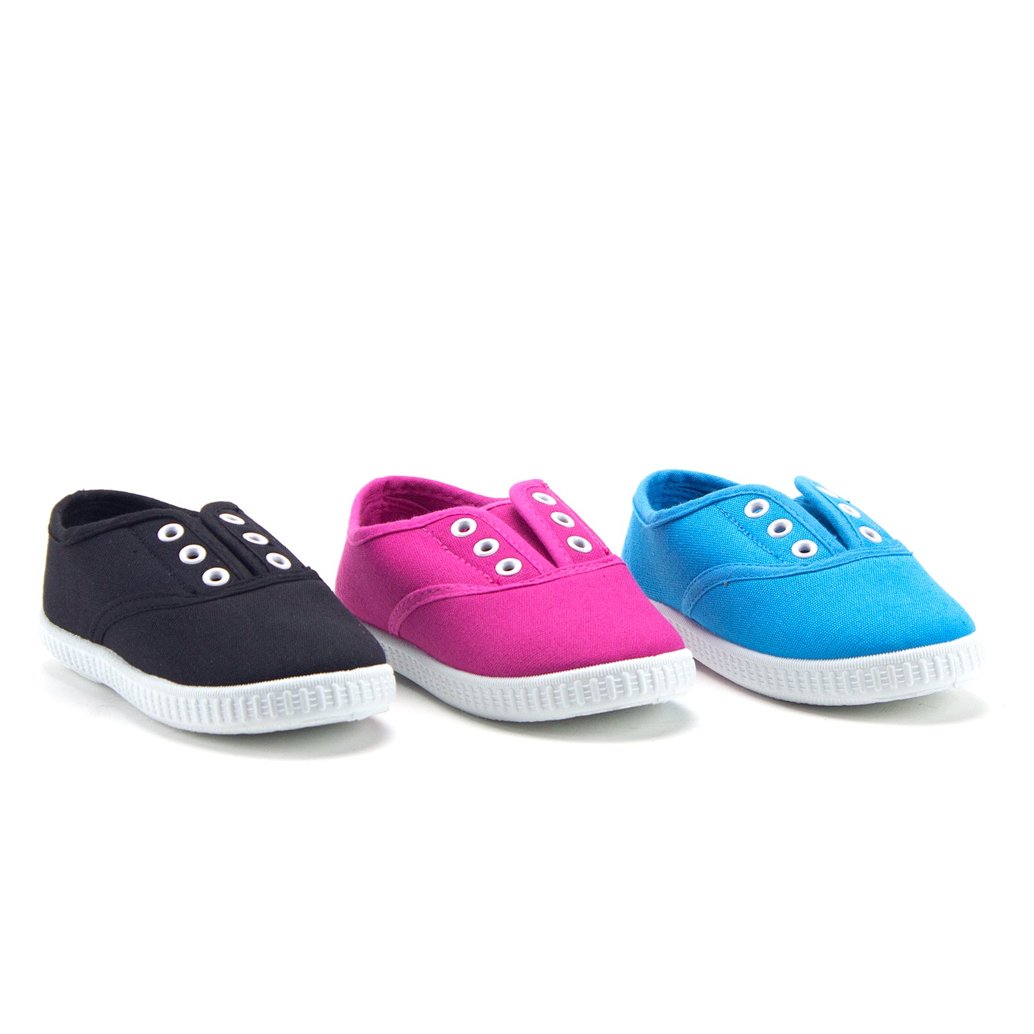girls laceless sneakers