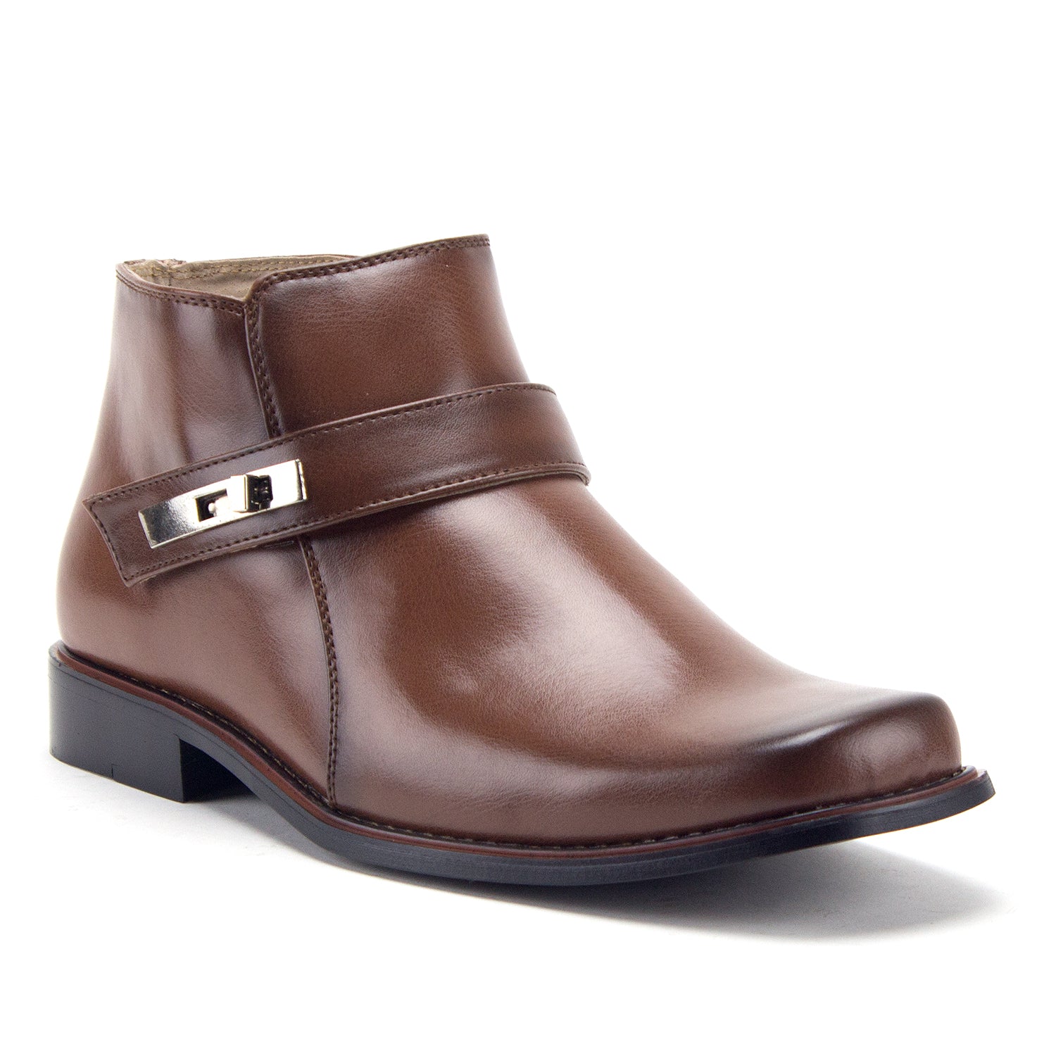 men's casual square toe boots