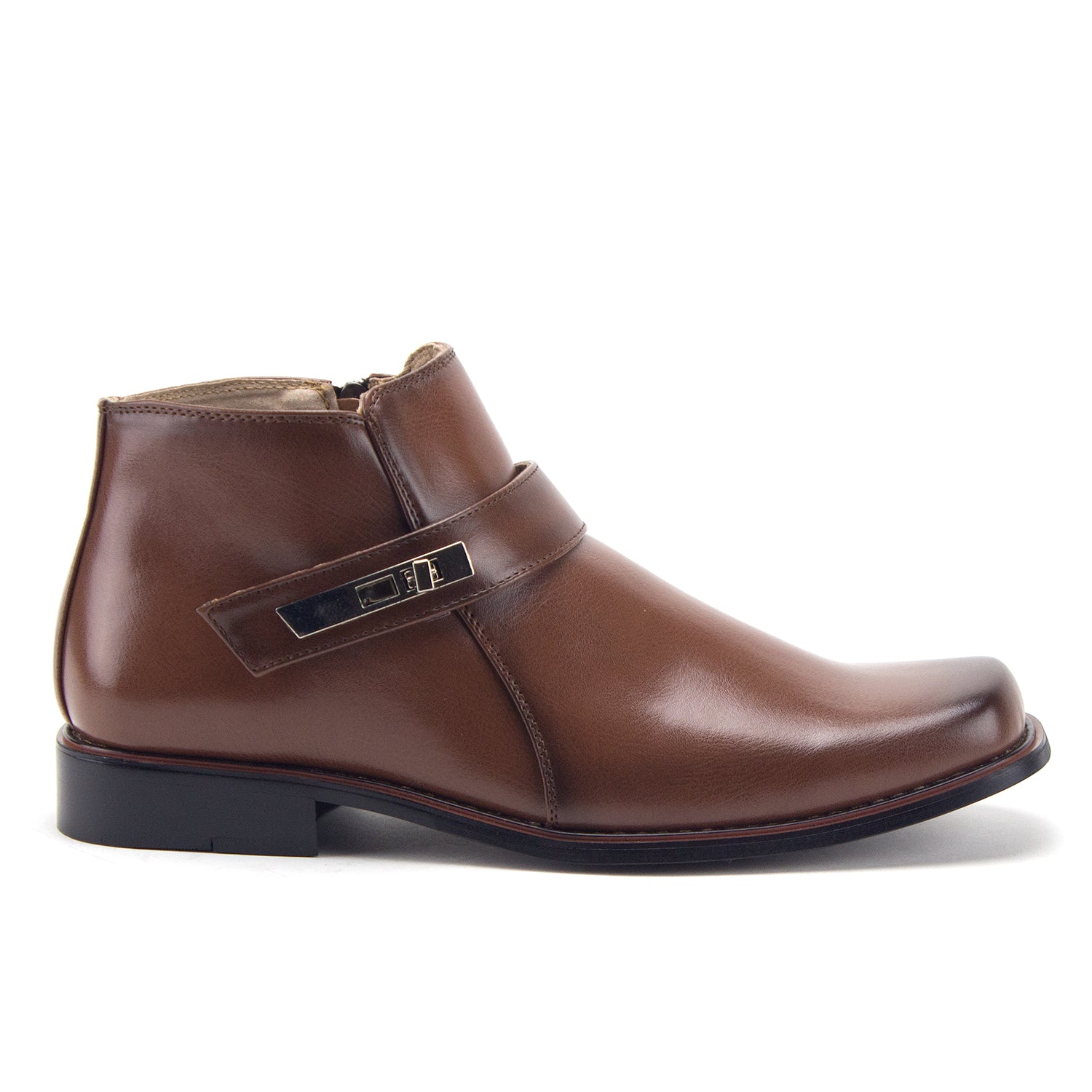 mens square toe casual boots