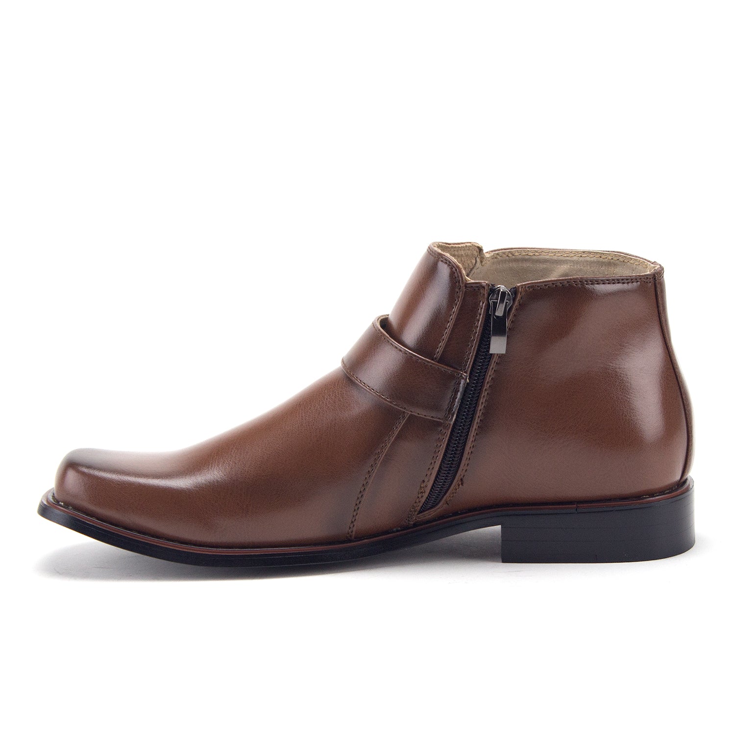 mens square toe casual boots