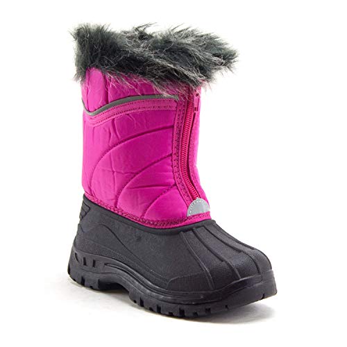Europa uitvinding Verbanning Jazamé Toddler Girls' ICY Waterproof Fur Lined Winter Rain Snow Boots