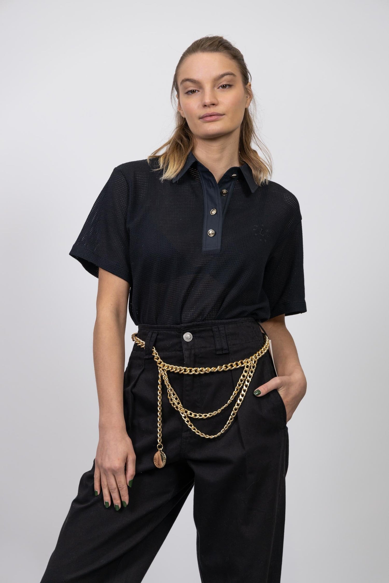 MILES LOOSE FIT POLO TOP T-SHIRT MARGAUX LONNBERG 