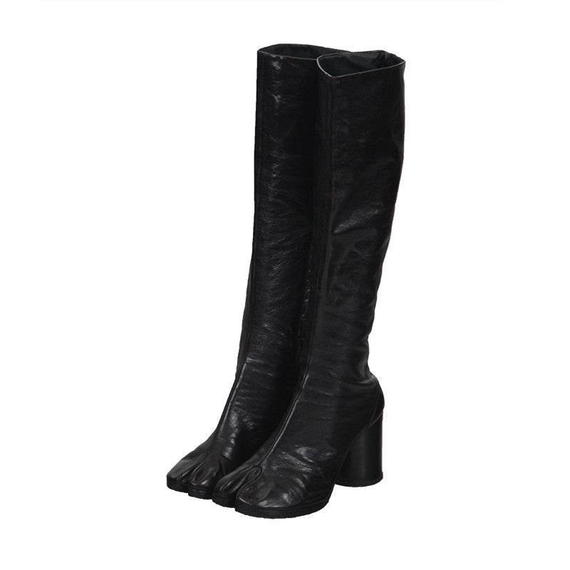 maison margiela knee high boots