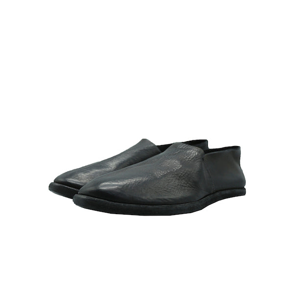 full black slip on shoes