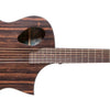 Michael Kelly Guitars Forte Port Exotic JE Java Ebony Acoustic Guitar 348016 809164022121