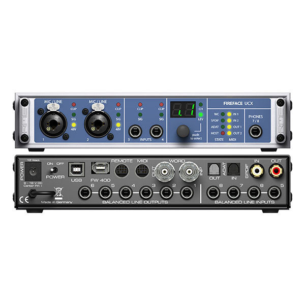 rme fireface ufx audio interface