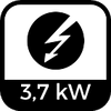 3,7kW effekt