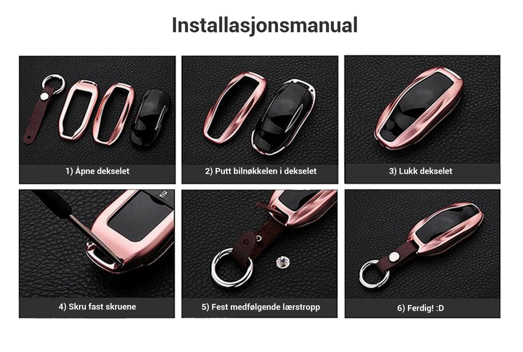 Nøkkeldeksel - TSLA - Installasjonmanual - Elbilgrossisten