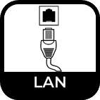 LAN port icon