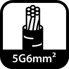 PFXP installasjonskabel — 5G6mm² — Elbilgrossisten