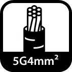 TFXP installasjonskabel — 5G4mm² — Elbilgrossisten