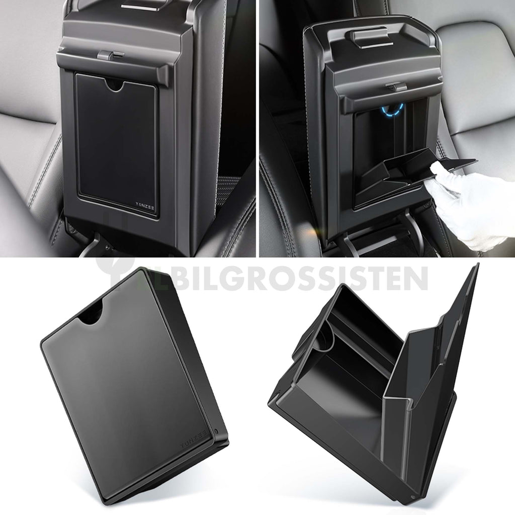 TSLA Storage box in the armrests - Tesla Model 3 + Y - The electric car wholesaler