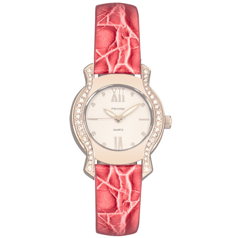Pedre Crystal 6400SX-pink Women's watch – Pedre Watches