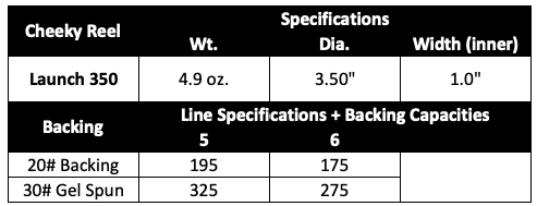 The Launch 350 Spare Spool Offers True Versatility - Cheeky Fishing