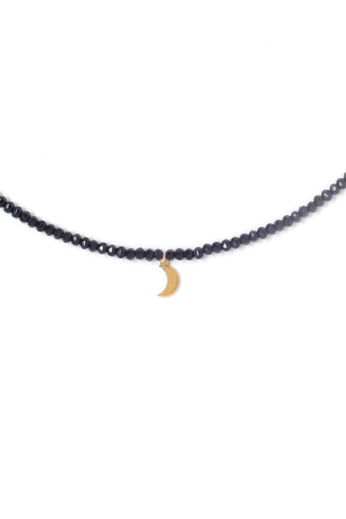 Lucky 'Moon' Beaded Necklace