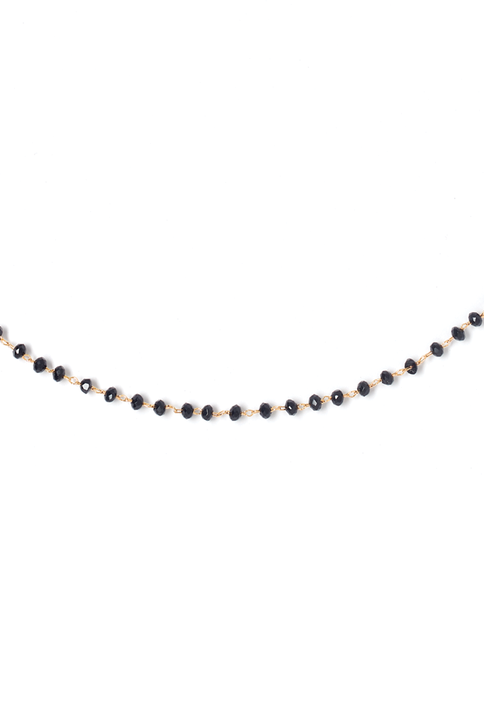 Bella Black Simple Necklace