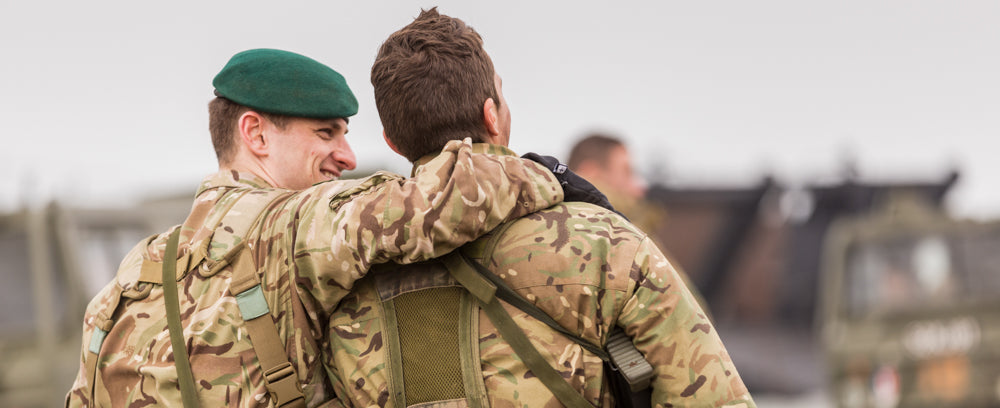 Soldiers in Armadillo Merino® next to skin