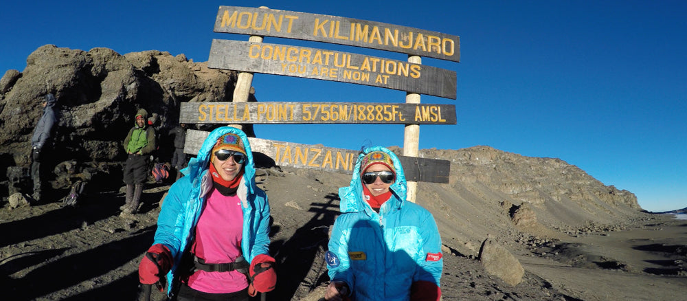 Malik twins on Kilimanjro