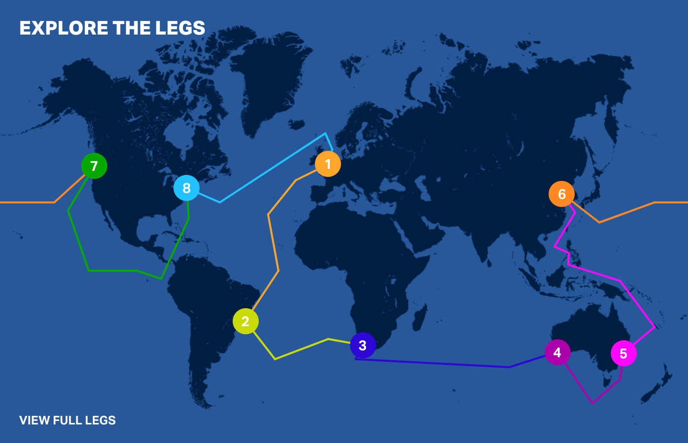 Clipper Round the World race legs
