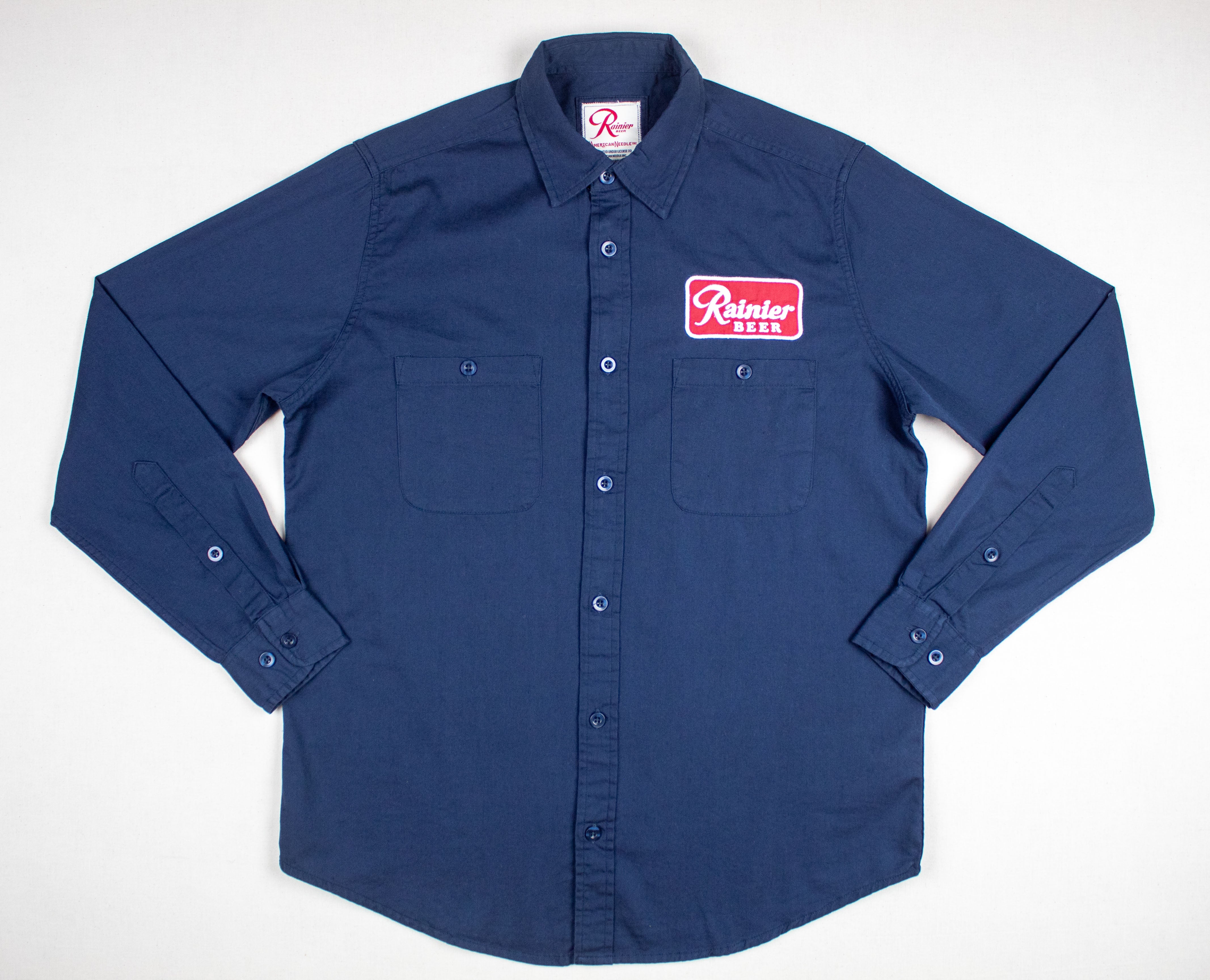 American Needle Rainier Daily Grind Shirt Navy