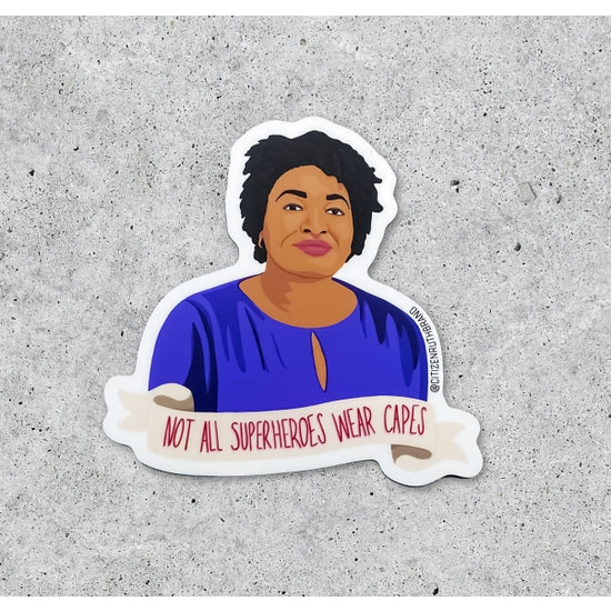 Citizen Ruth Sticker Stacey Abrams Superhero – Standard Goods