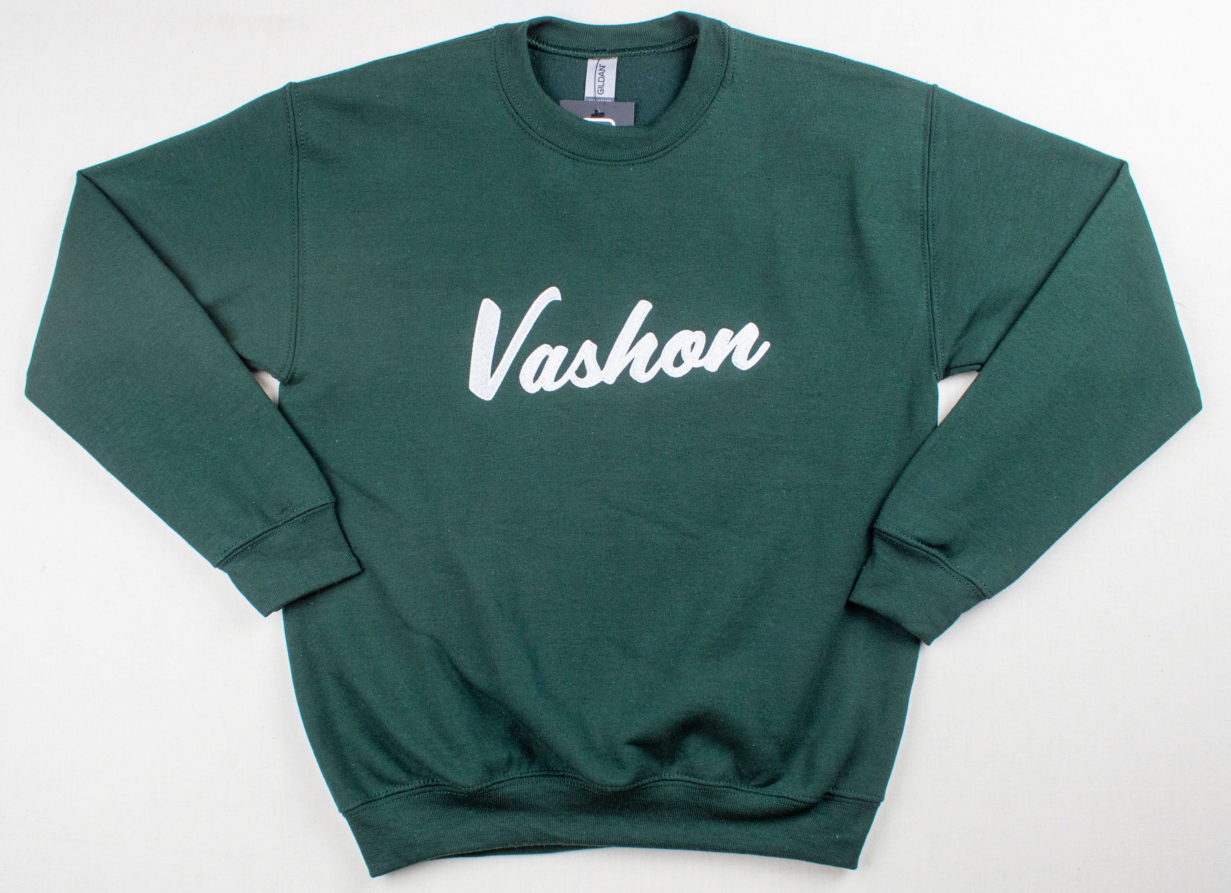 Standard Goods Embroidered Vashon Sweatshirt Forest Green